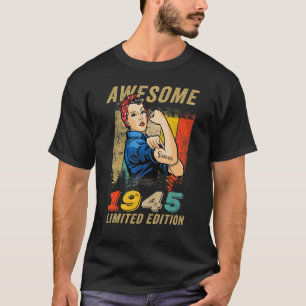 T-shirt Magnifique Depuis 1945 Edition Anniversaire Pour F