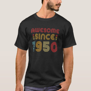 T-shirt Magnifique depuis 1950 73e anniversaire 73 ans