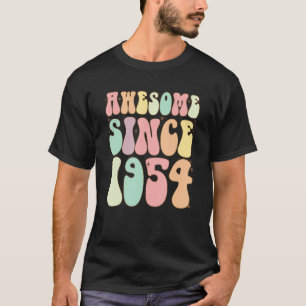 T-shirt Magnifique Depuis 1954 Anniversaire 68 Ans Femmes 