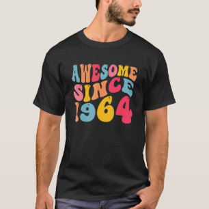 T-shirt Magnifique Depuis 1964 58 Ans Retro Vintage 58ème