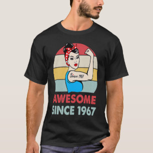 T-shirt Magnifique depuis 1967 56 ans 56e anniversaire