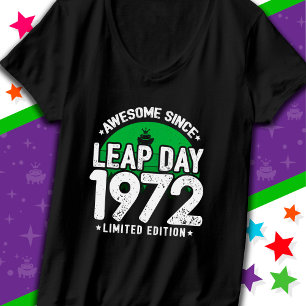 T-shirt Magnifique depuis 1972 Leap Année Jour Février 29