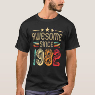 T-shirt Magnifique depuis 1982 40e anniversaire 40 ans rét