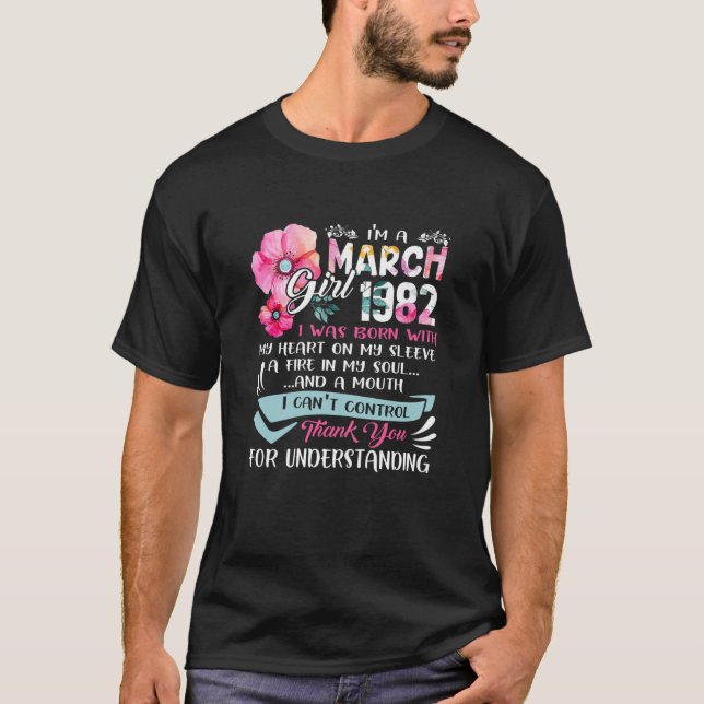 T-shirt Magnifique Depuis 1982 40E Anniversaire Je suis Un (Devant)