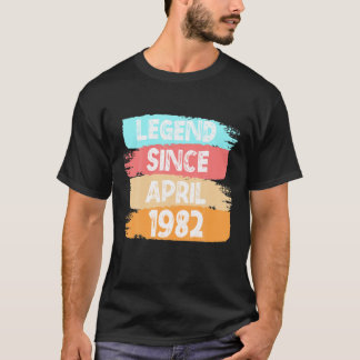 T-shirt Magnifique Depuis 1982 40E Cadeaux Anniversaires 4