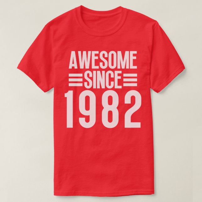 T-shirt Magnifique Depuis 1982 9 (Design devant)