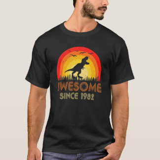 T-shirt Magnifique depuis 1982 Retro 40e anniversaire Vint