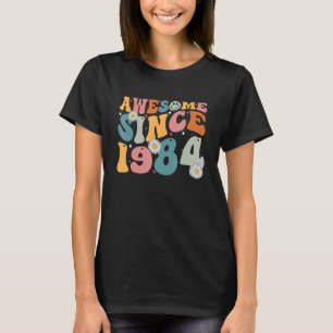 T-shirt Magnifique Depuis 1984 39ème Anniversaire Retro Né