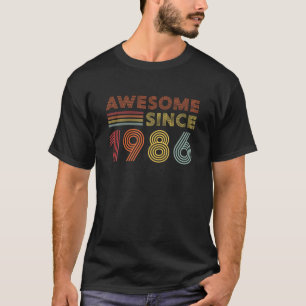 T-shirt Magnifique Depuis 1986 Cadeaux Vintages 36E Annive
