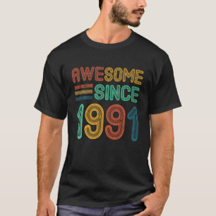 T-shirt Magnifique Depuis 1991 31E Anniversaire Rétro