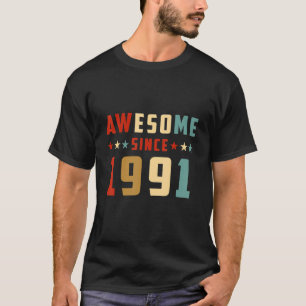T-shirt Magnifique depuis 1991 Anniversaire 2