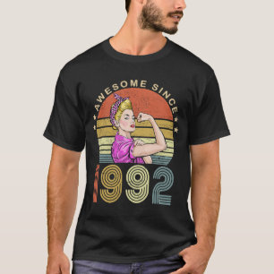 T-shirt Magnifique depuis 1992 Vintage 1992 30e anniversai