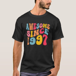 T-shirt Magnifique Depuis 1997 25 Ans Retro Vintage 25ème
