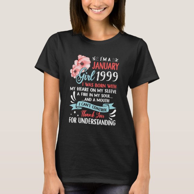 T-shirt Magnifique Depuis 1999 24e anniversaire Je suis Gi (Devant)