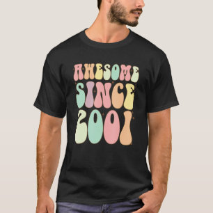 T-shirt Magnifique Depuis 2001 Anniversaire 21 Anniversair
