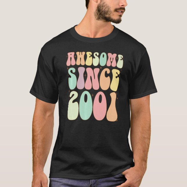 T-shirt Magnifique Depuis 2001 Anniversaire 21 Anniversair (Devant)
