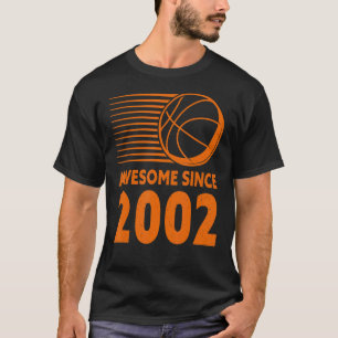 T-shirt Magnifique depuis 2002 Basketball 20e anniversaire