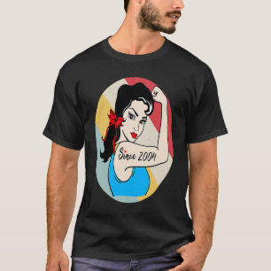 T-shirt Magnifique Depuis 2004 19 Ans 19ème Anniversaire