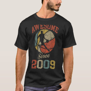 T-shirt Magnifique depuis 2009 13e anniversaire de basket-