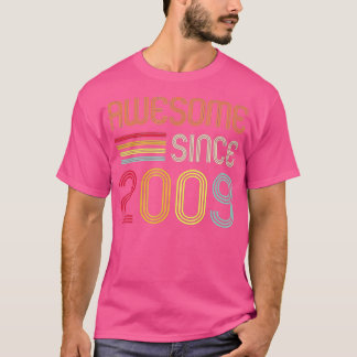 T-shirt Magnifique depuis 2009 13e anniversaire Retro