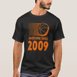 T-shirt Magnifique depuis 2009 Basketball 13e anniversaire