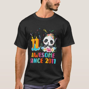 T-shirt Magnifique Depuis 2011 11E 11 Panda Unicorn