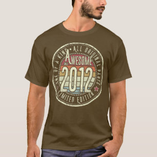 T-shirt Magnifique Depuis 2012 10ème Anniversaire Né En 20
