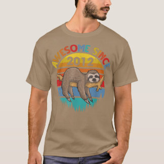 T-shirt Magnifique depuis 2012 Anniversaire 10 ans Bir