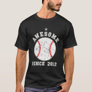 T-shirt Magnifique Depuis 2012 Joueur De Baseball Garçon 1