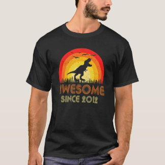 T-shirt Magnifique depuis 2012 Retro 10e anniversaire Vint