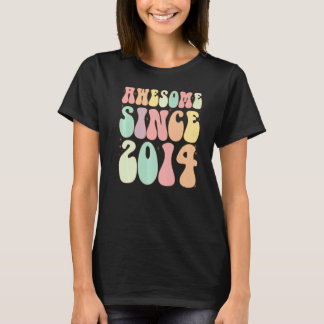 T-shirt Magnifique Depuis 2014 Anniversaire 8 Anniversaire