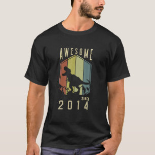 T-shirt Magnifique Depuis 2014 Dinosaur Garçon 8 Ans 8E Bi