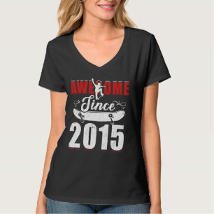 T-shirt Magnifique Depuis 2015 Tee 9 Skateboard Son My 9th
