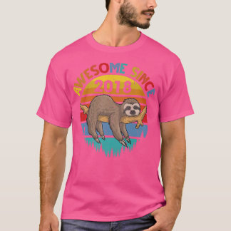 T-shirt Magnifique depuis 2018 Anniversaire 4 Anniversaire