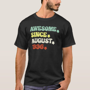 T-shirt Magnifique Depuis Août 1996 Pour 26ème Anniversair