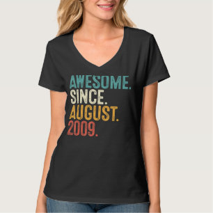 T-shirt Magnifique depuis août 2009 13ème Anniversaire 13