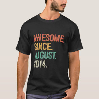 T-shirt Magnifique Depuis Août 2014 9E 9