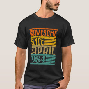 T-shirt Magnifique depuis avril 1984 40 ans 40e anniversai