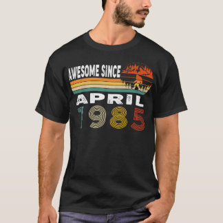 T-shirt Magnifique Depuis Avril 1985