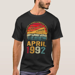 T-shirt Magnifique depuis avril 1992 30e anniversaire 30 a