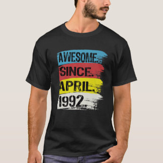 T-shirt Magnifique Depuis Avril 1992 Aries Girl Taurus Kin