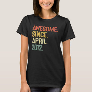 T-shirt Magnifique depuis avril 2012 10 ans Hommes 10e ann