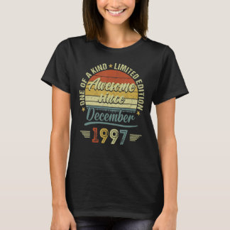 T-shirt Magnifique Depuis Décembre 1997 25 Ans 25ème Bir