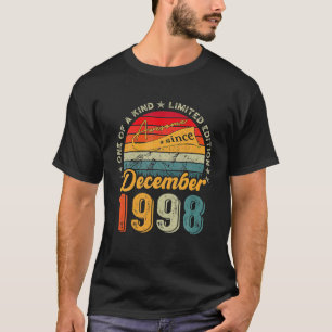 T-shirt Magnifique Depuis Décembre 1998 24 Ans 24ème