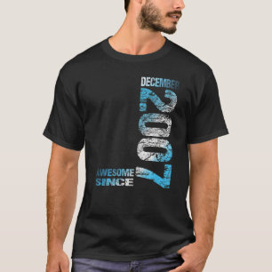 T-shirt Magnifique depuis décembre 2007 16e anniversaire N