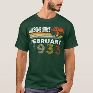 T-shirt Magnifique Depuis Février 1933
