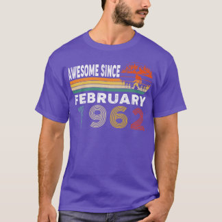 T-shirt Magnifique Depuis Février 1962