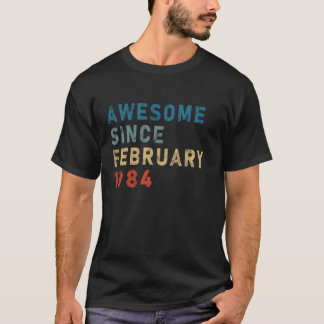 T-shirt Magnifique depuis février 1984 40e anniversaire Vi