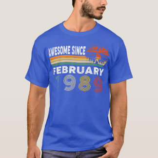 T-shirt Magnifique Depuis Février 1989
