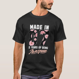 T-shirt Magnifique Depuis Février 2007 15E Cadeau Annivers